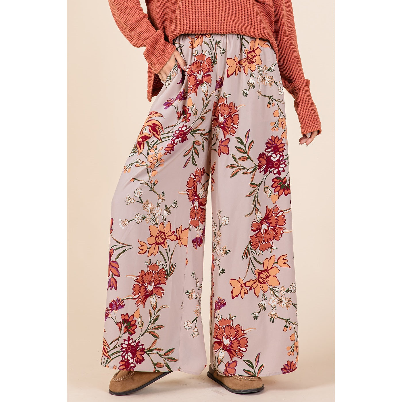 Simone Floral Pants