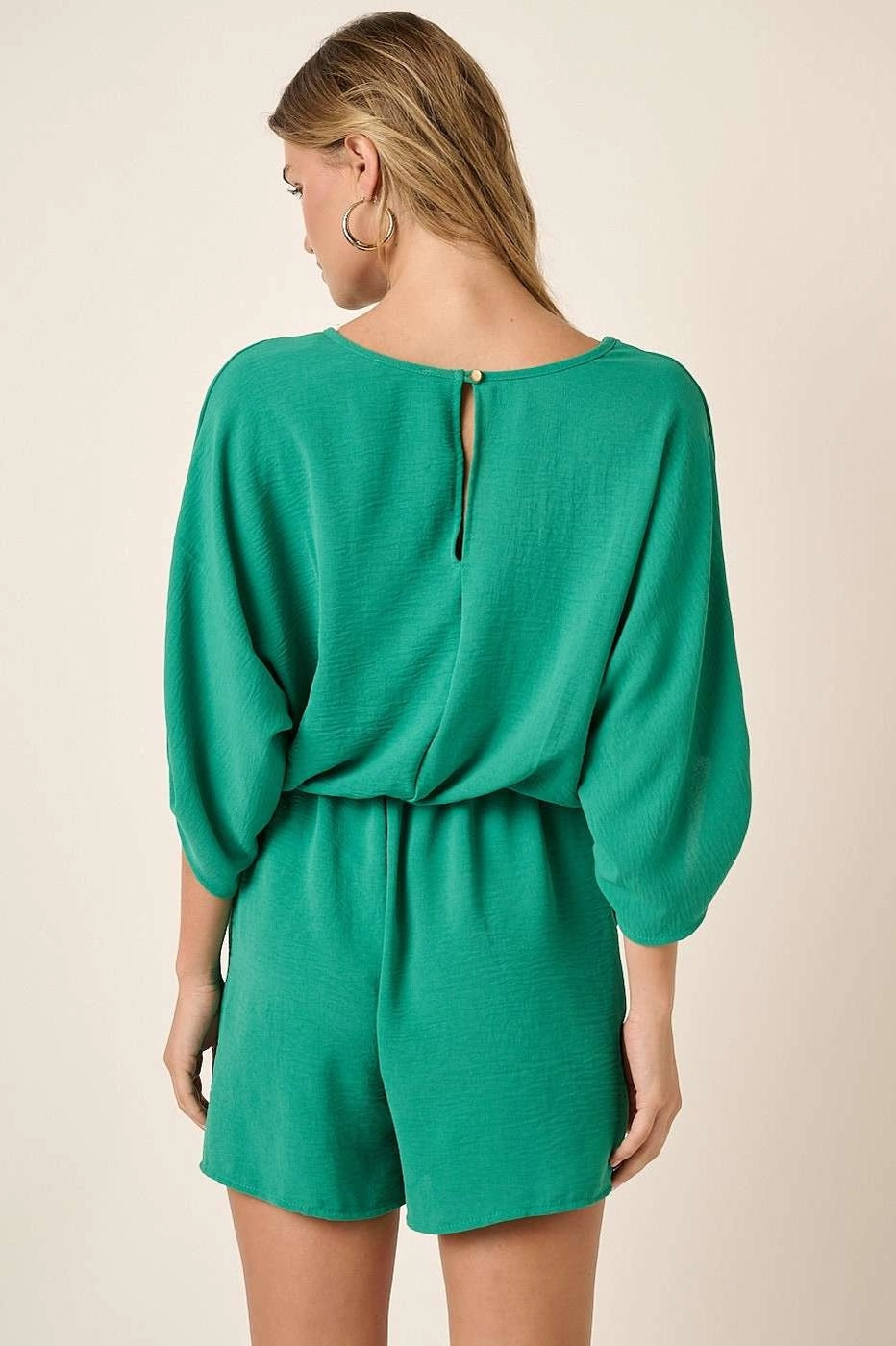 Elodie Green Romper