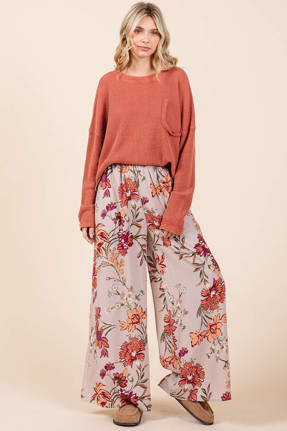 Simone Floral Pants