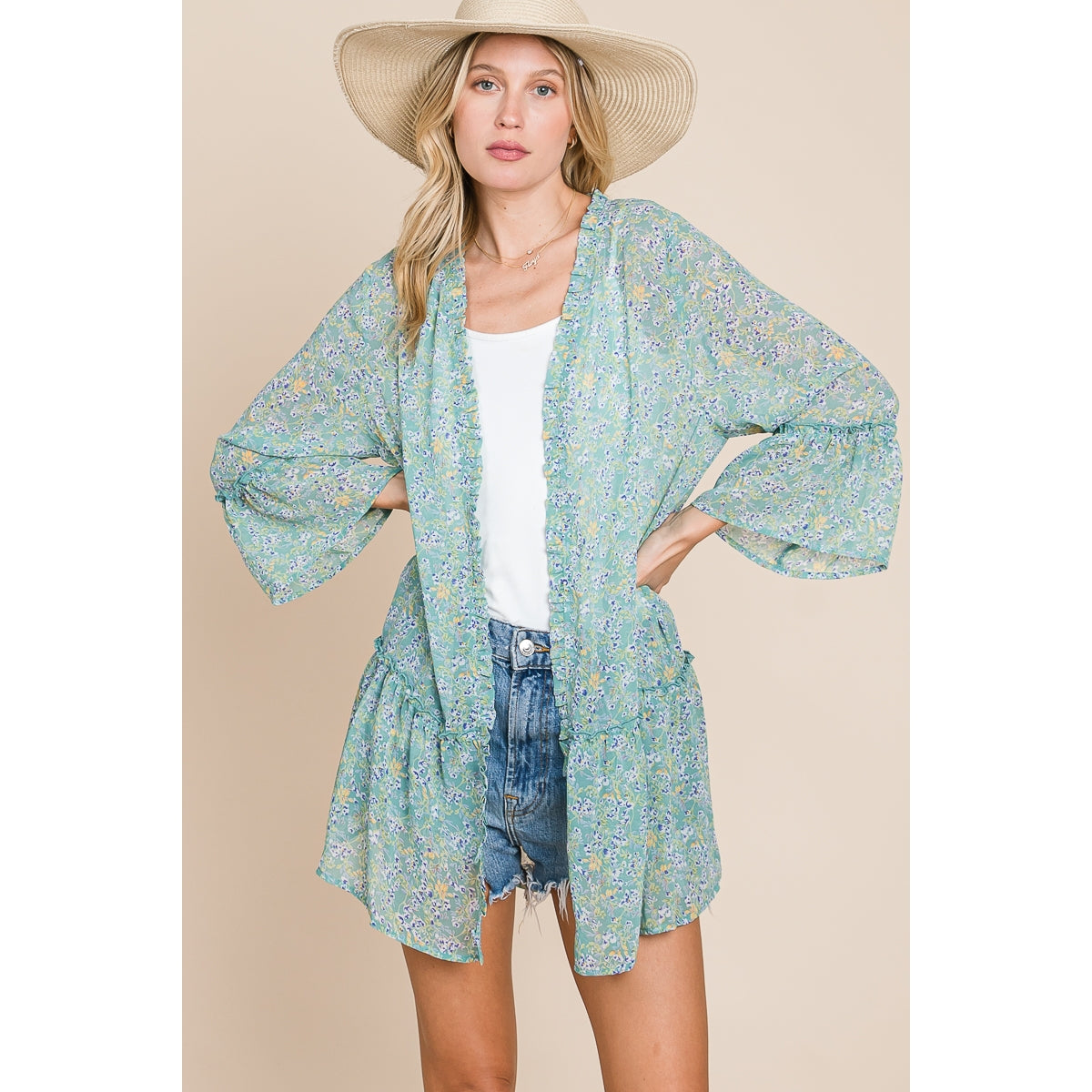 Skylar Floral Kimono