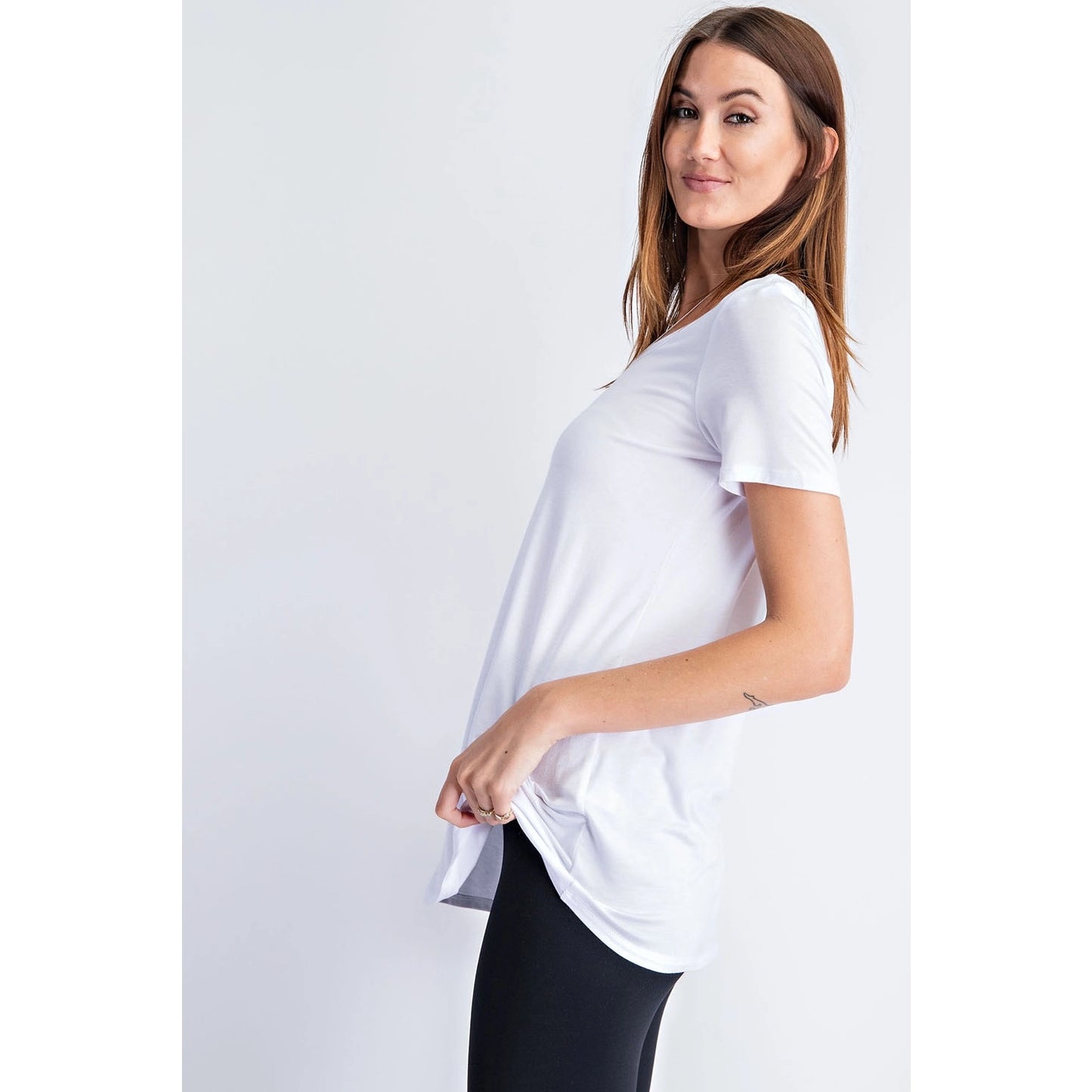 Willow Casual White Tee