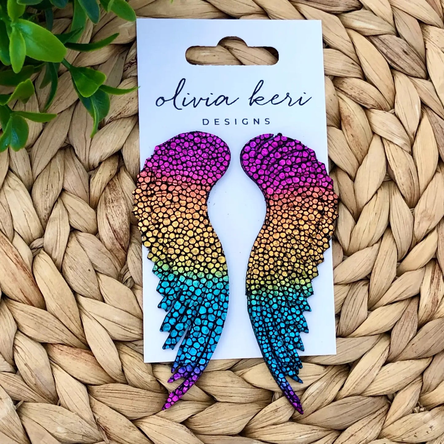 Kaydence Angel Wing Earrings