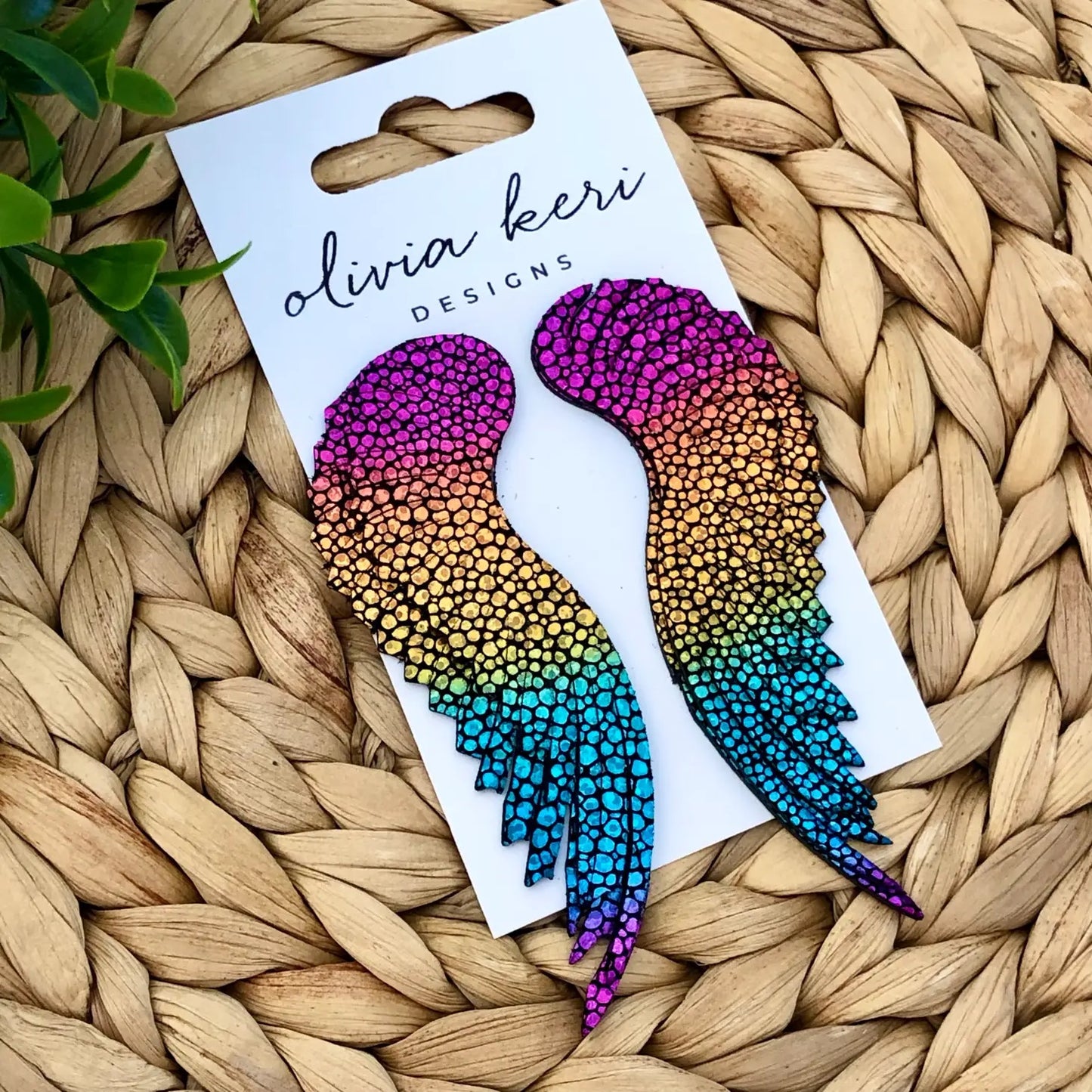 Kaydence Angel Wing Earrings