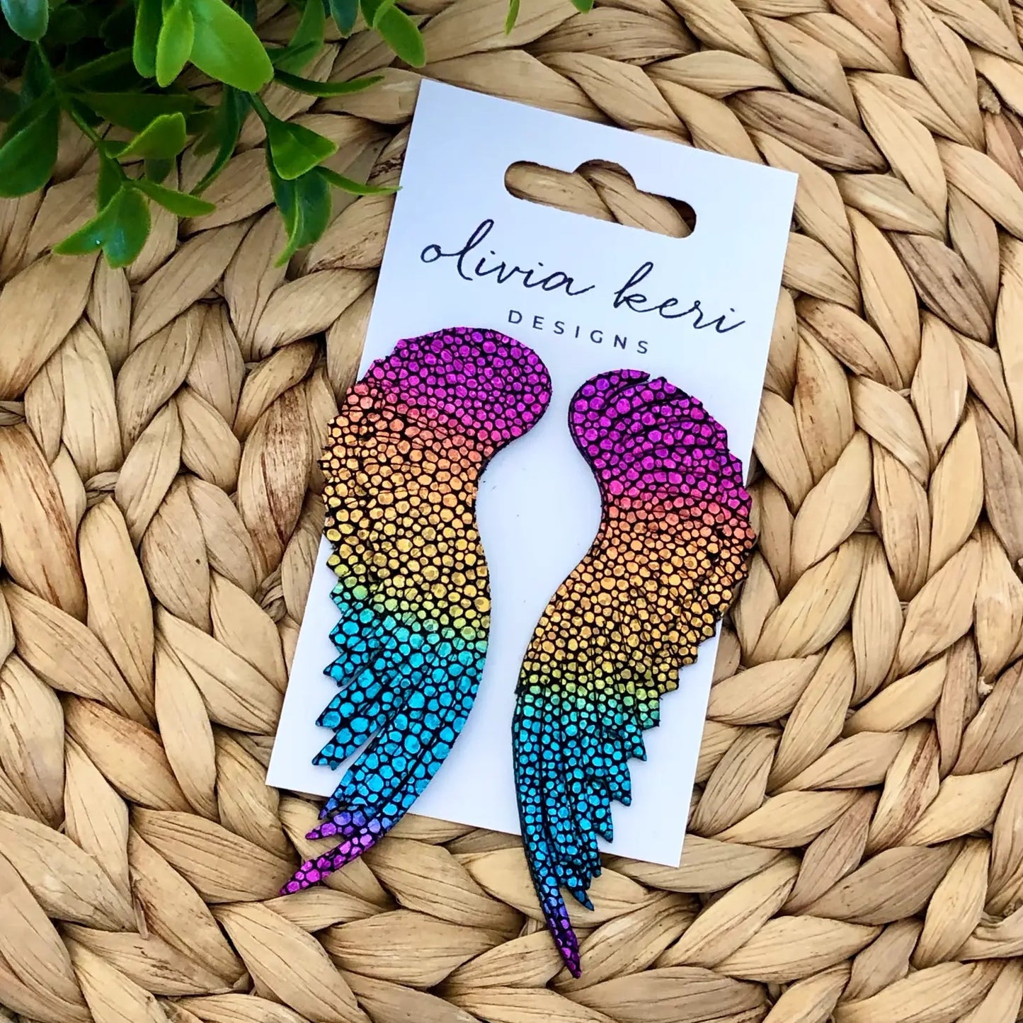 Kaydence Angel Wing Earrings