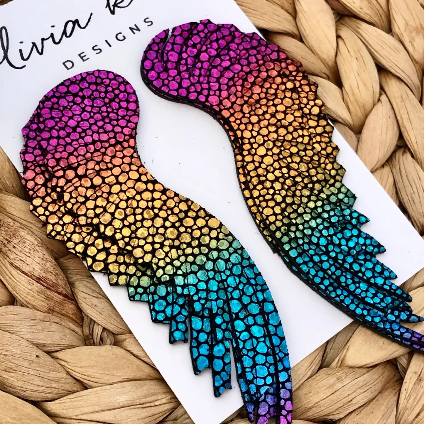 Kaydence Angel Wing Earrings