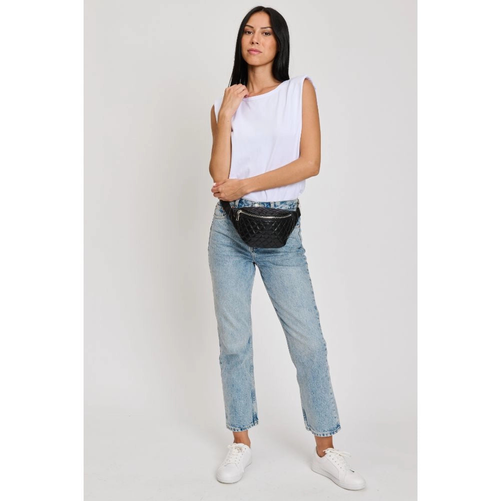 Arielle Black Belt Bag