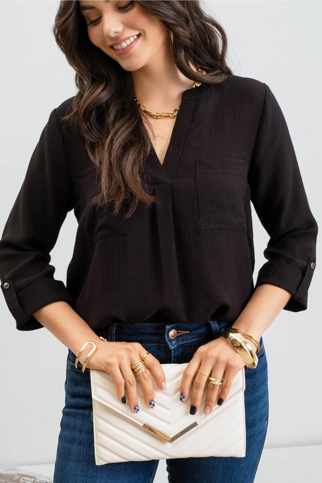 Celeste Button Back Shirt