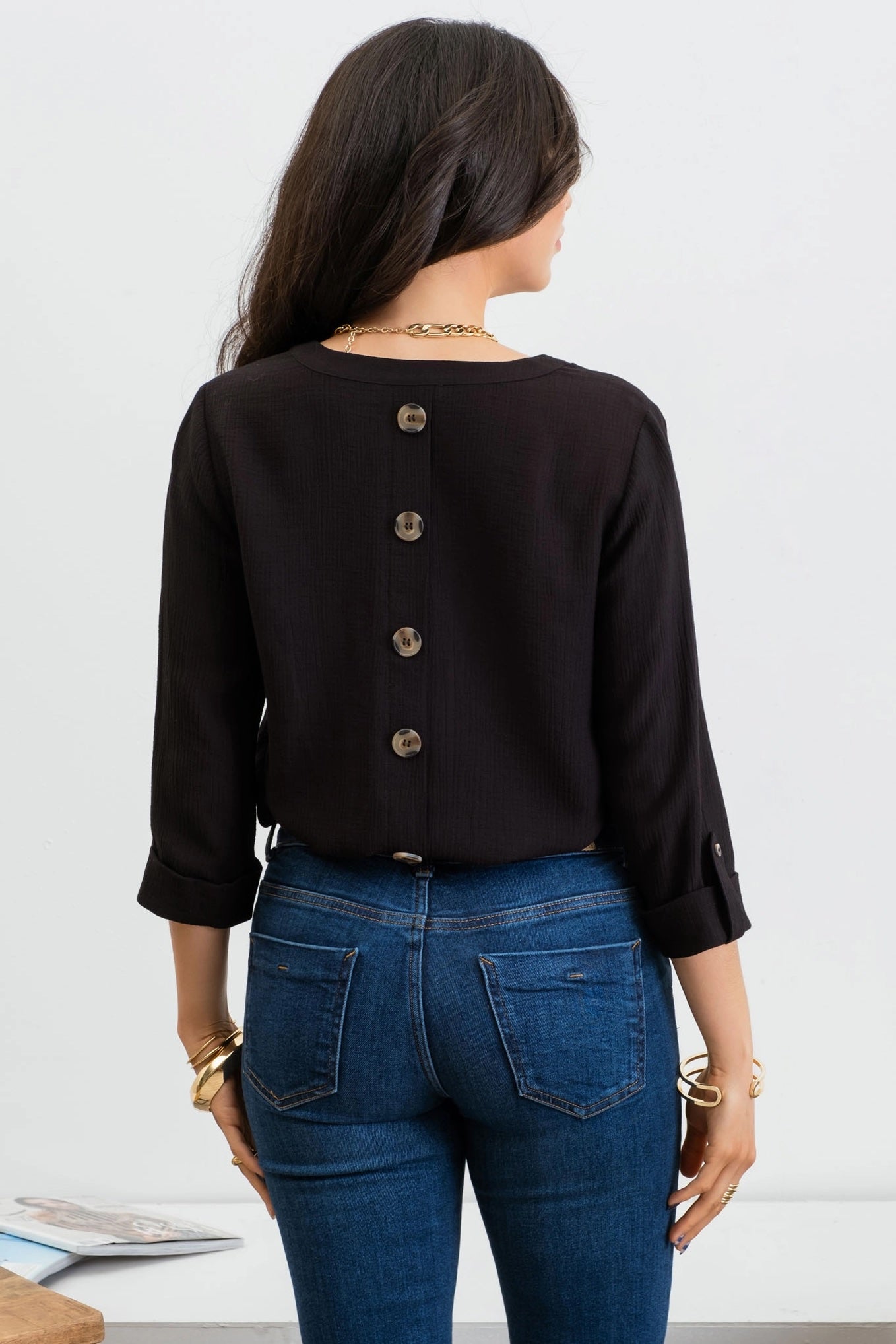 Celeste Button Back Shirt