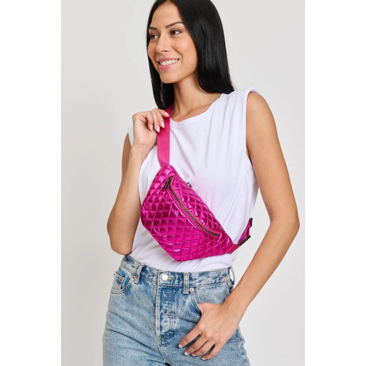 Arielle Fuschia Belt Bag