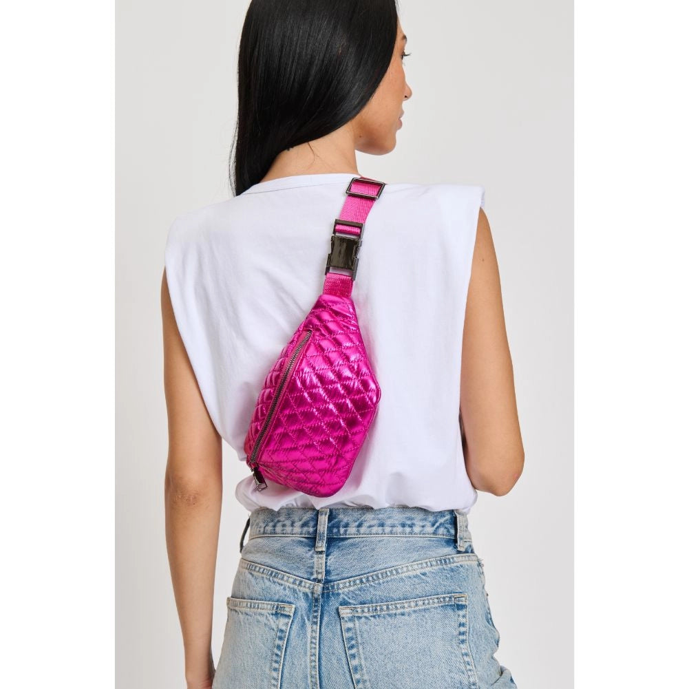 Arielle Fuschia Belt Bag