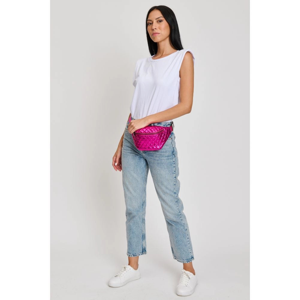 Arielle Fuschia Belt Bag