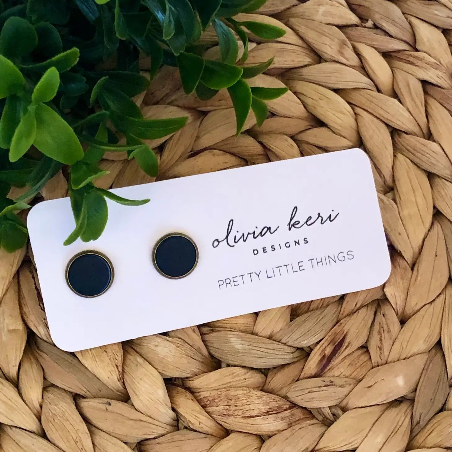 Lorelei Navy Studs