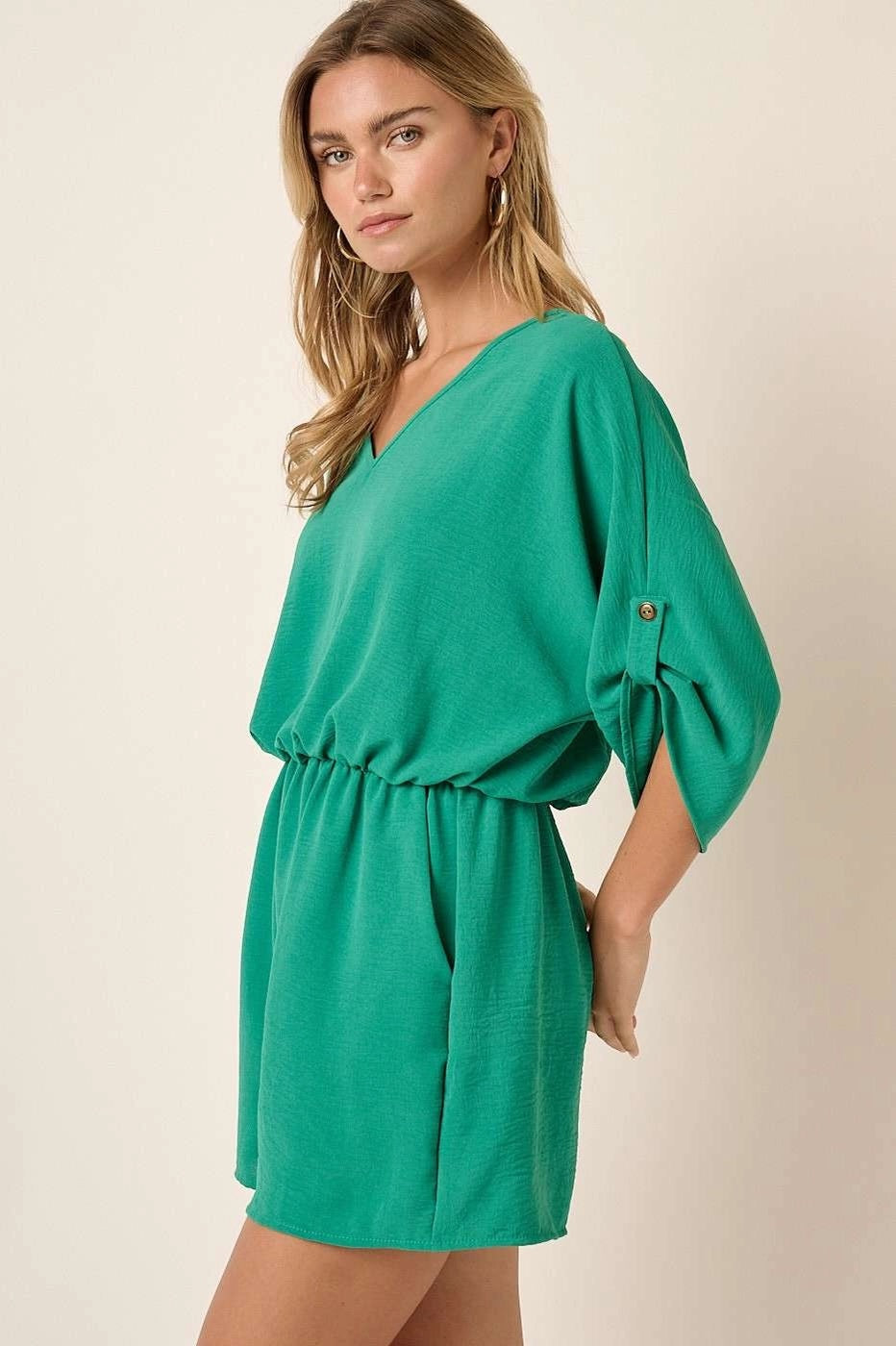 Elodie Green Romper